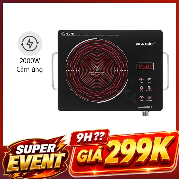 Bếp hồng ngoại đơn Magic A-55 2200W