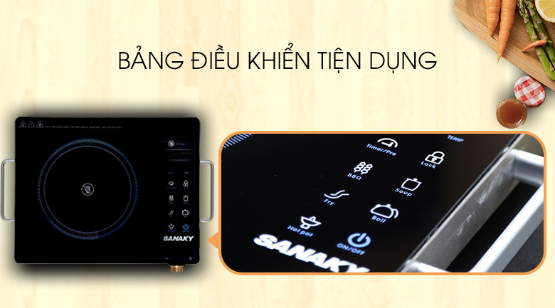 Bếp hồng ngoại đơn Sanaky SNK-2524HGN 2000W