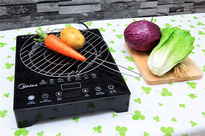 Bếp hồng ngoại Midea MIR-T2013DA Màu Đen