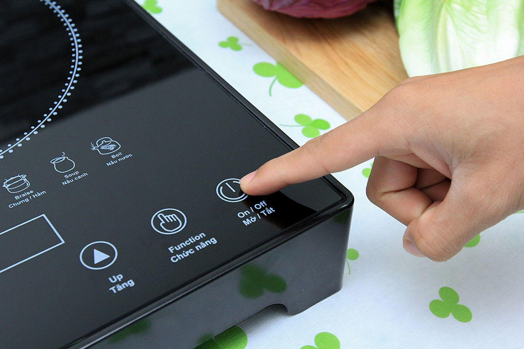 Bếp hồng ngoại Midea MIR-T2013DA Màu Đen
