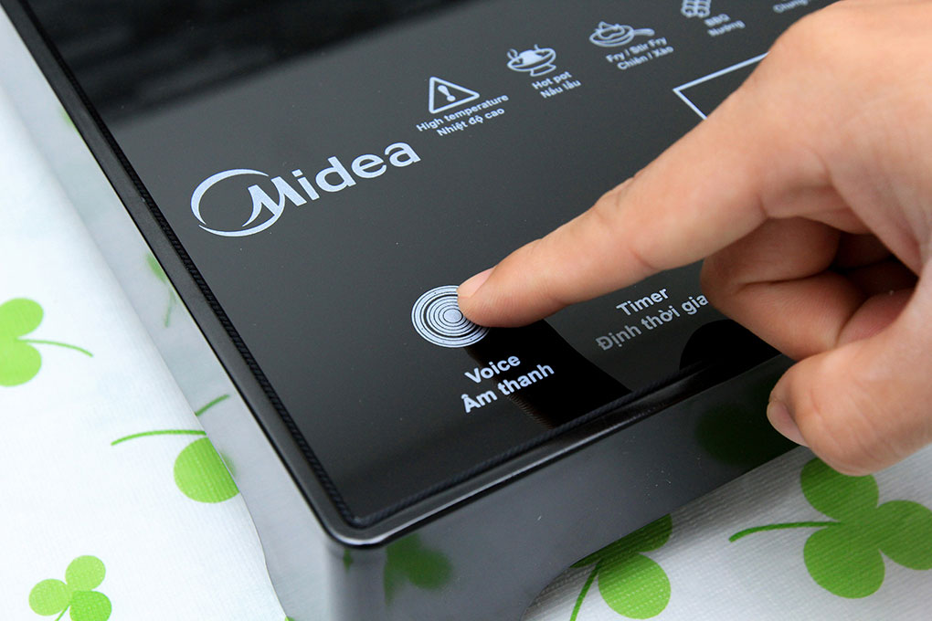 Bếp hồng ngoại Midea MIR-T2013DA Màu Đen