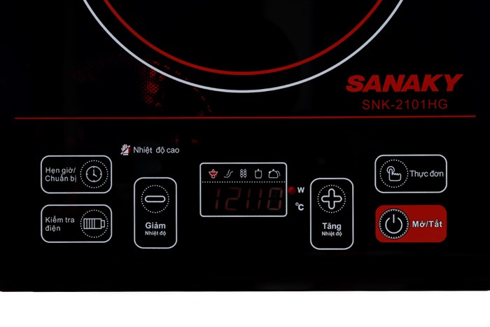 Bếp hồng ngoại đơn Sanaky SNK-2101HG 2000W Màu Đen