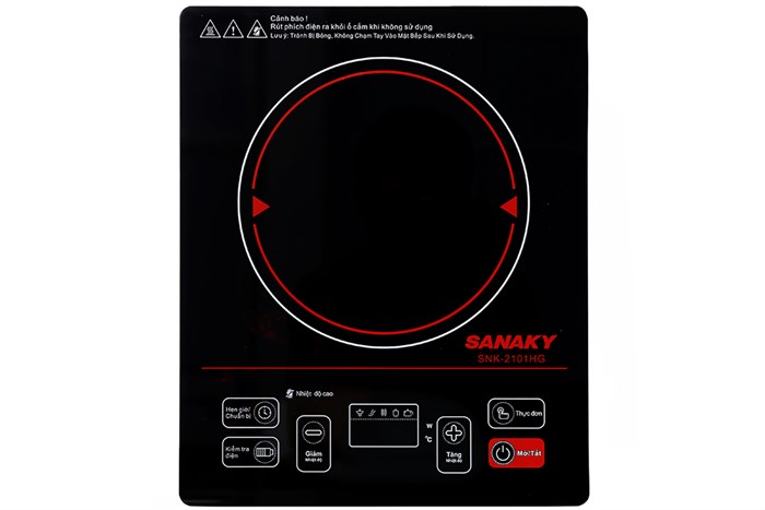 Bếp hồng ngoại đơn Sanaky SNK-2101HG 2000W Màu Đen
