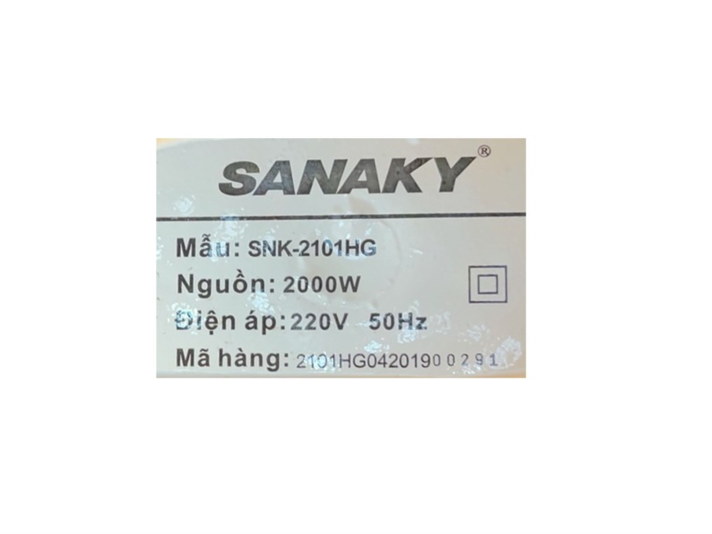 Siêu thị bếp hồng ngoại Sanaky SNK-2101HG