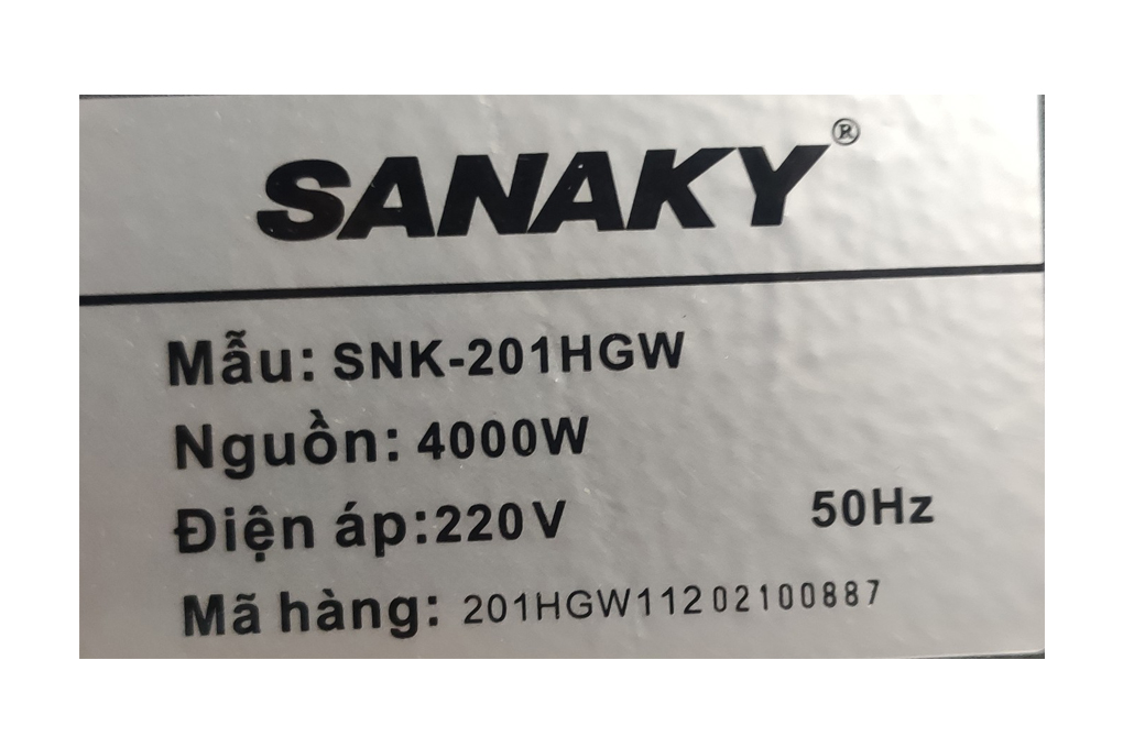 Siêu thị bếp hồng ngoại đôi lắp âm Sanaky SNK-201HGW