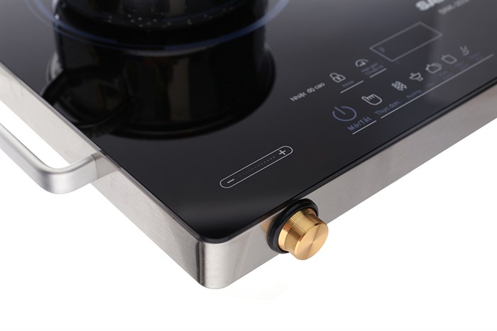Bếp hồng ngoại đôi Sanaky SNK-203HGNW Màu Đen