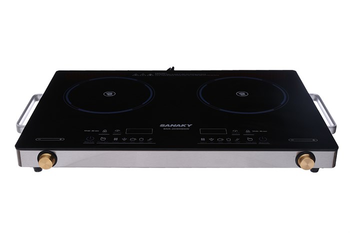 Bếp hồng ngoại đôi Sanaky SNK-203HGNW Màu Đen