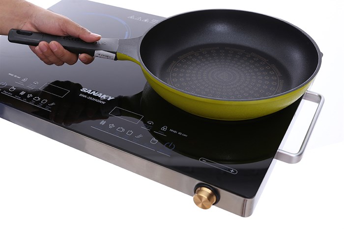 Bếp hồng ngoại đôi Sanaky SNK-203HGNW Màu Đen