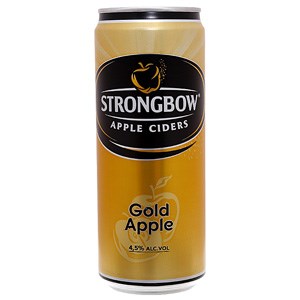 Nước táo lên men Ciders Strongbow Gold Apple lon cao 330ml