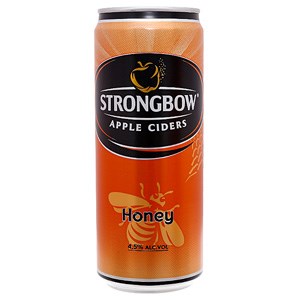 Nước táo lên men Ciders Strongbow Honey lon cao 330ml