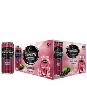 Bia StrongBow Dark Fruit Sleek thùng 24 lon