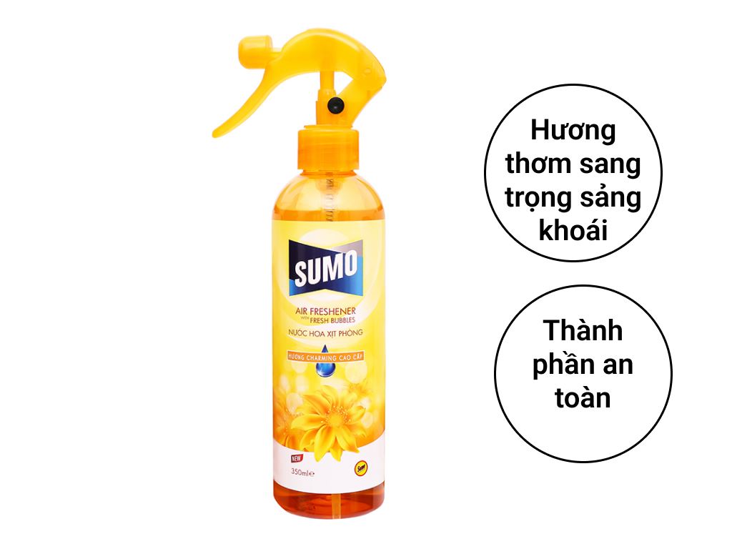 Nước hoa xịt phòng Sumo hương charming 350ml 2