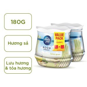 Bộ 2 hộp sáp thơm Ambi Pur Hương sả 180g