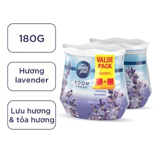 Bộ 2 hộp sáp thơm Ambi Pur Hương lavender 180g