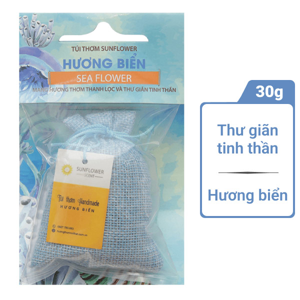 Túi thơm Sunflower hương biển 30g
