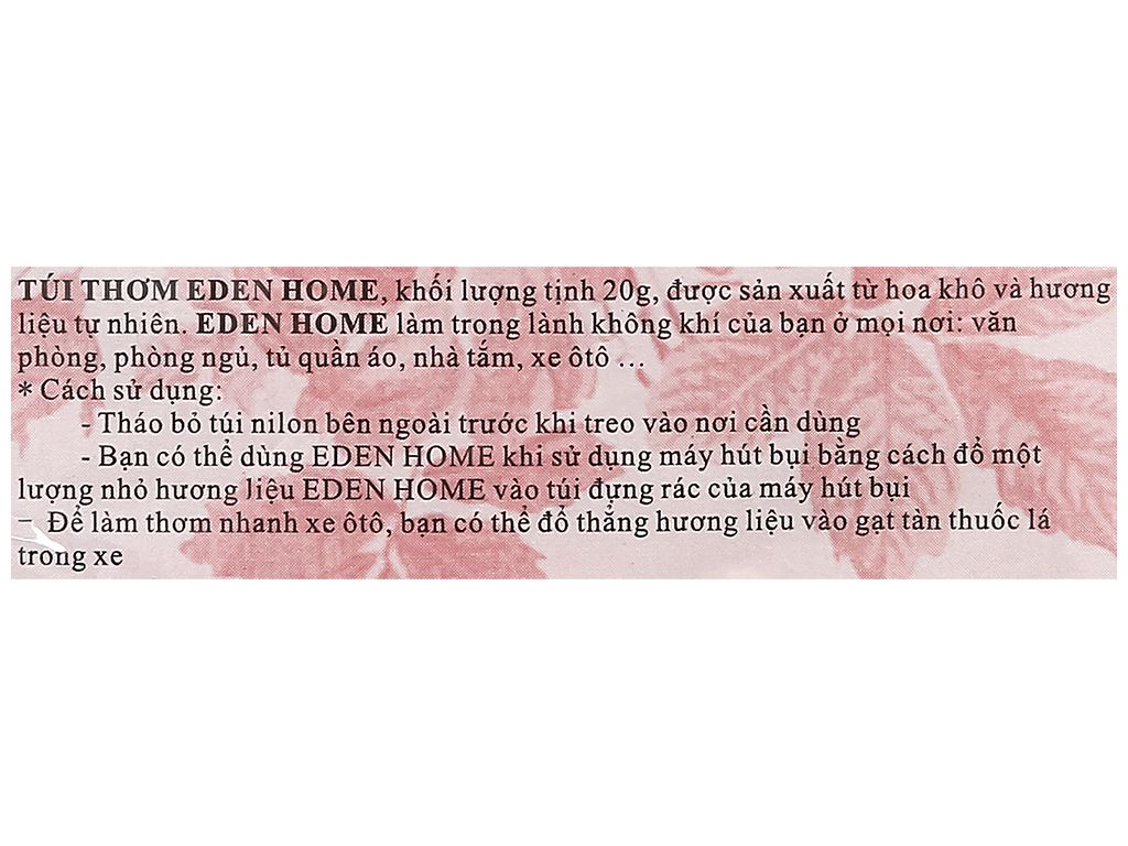 Túi thơm Eden Home hương ylang nồng nàn 20g 4