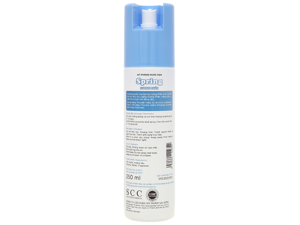 Nước hoa xịt phòng Spring hương phấn 250ml 3