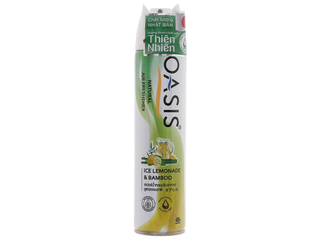 Xịt phòng Oasis Natural Ice Lemonade & Bamboo 320ml tại Bách Hoá XANH