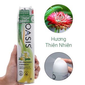 Xịt phòng Oasis natural ice lemonade & bamboo 320ml