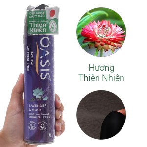 Xịt phòng Oasis natural lavender & musk 320g
