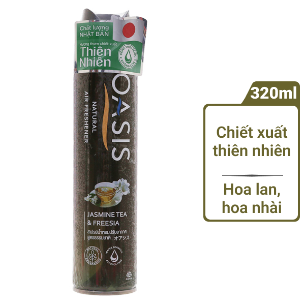 Xịt phòng Oasis hoa nhài & lan 320ml