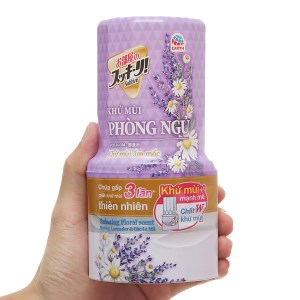 Chai khử mùi phòng ngủ Sukkiri hương lavender và cúc La Mã 400ml