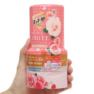 Chai khử mùi toilet Sukkiri hương hoa hồng trắng 400ml
