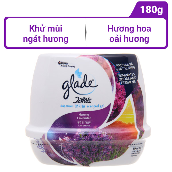 Sáp thơm Glade hoa oải hương 180g