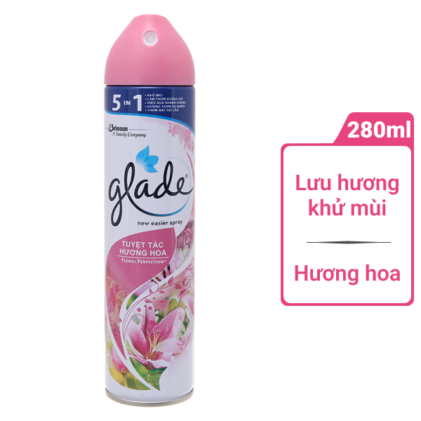Xịt phòng Glade hương hoa 280ml