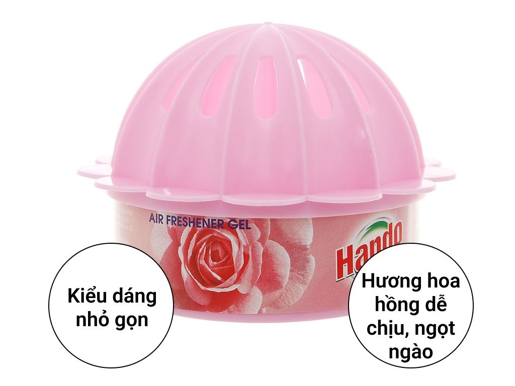 Sáp khử mùi Hando hương hoa hồng 87g 2