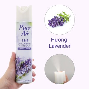 Xịt phòng Pure Air hương lavender 280ml