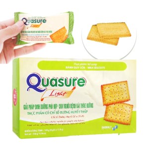 Bánh quy sữa cho người tiểu đường Quasure Light hộp 140g