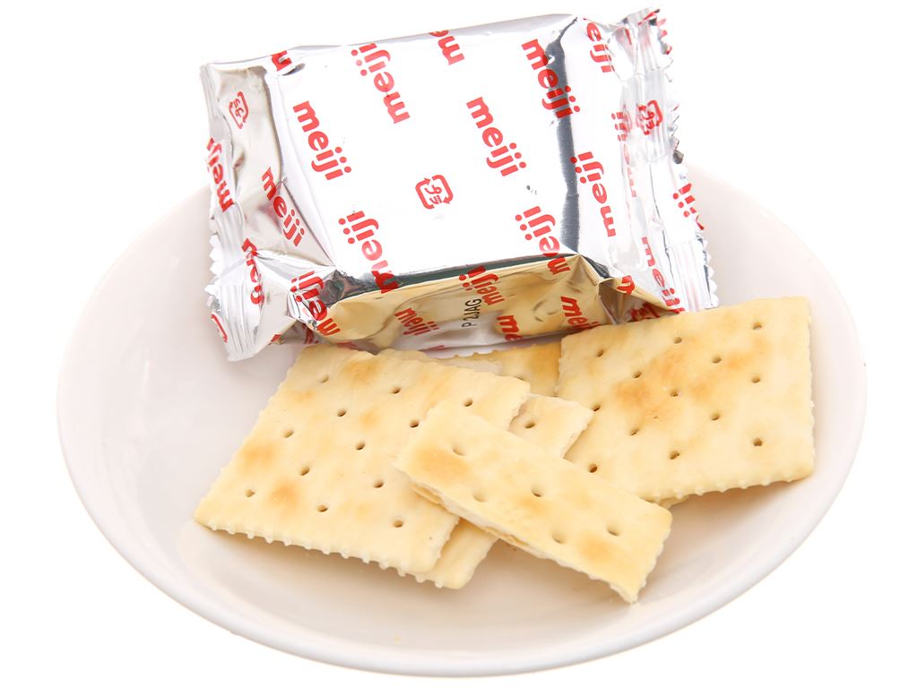 Bánh Meiji Plain Cracker hộp 104g 5