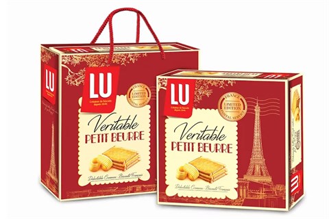 Bánh quy bơ Pháp Lu hộp 600g