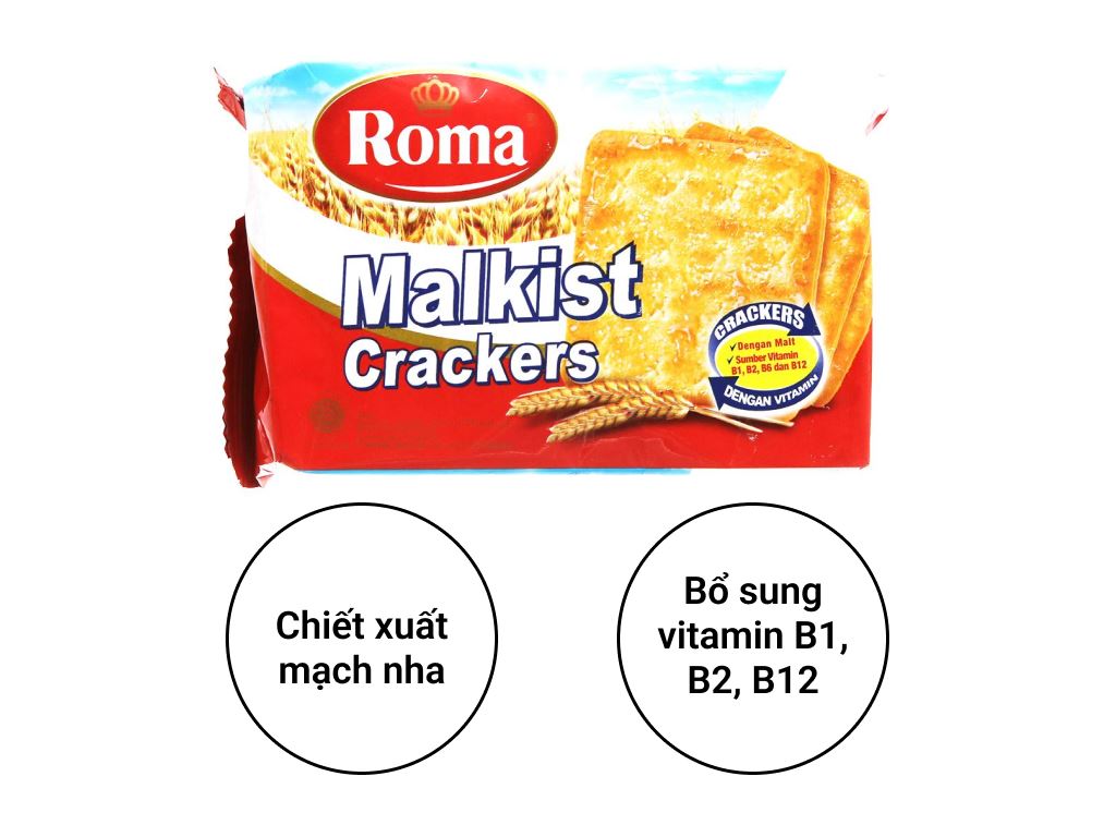 Bánh Malkist Crackers Roma 135g giá tốt tại Bách hoá XANH