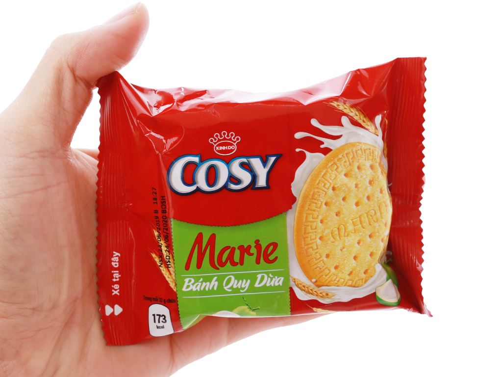 Bánh quy dừa Cosy Marie hộp 320g 12