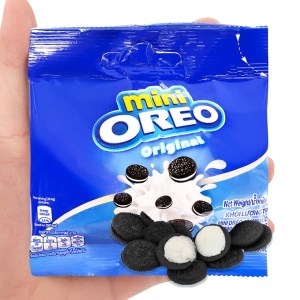 Bánh quy mini Oreo nhân kem vani gói 20.4g