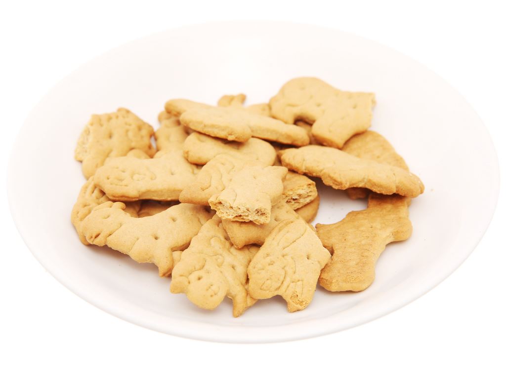 Bánh quy lúa mì và yến mạch hình thú Bahlsen Zoo gói 100g 6