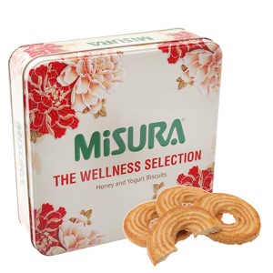 Bánh quy sữa chua và mật ong Misura hộp 500g
