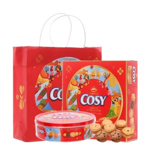 Bánh quy kẹp kem thập cẩm Cosy hộp 378g