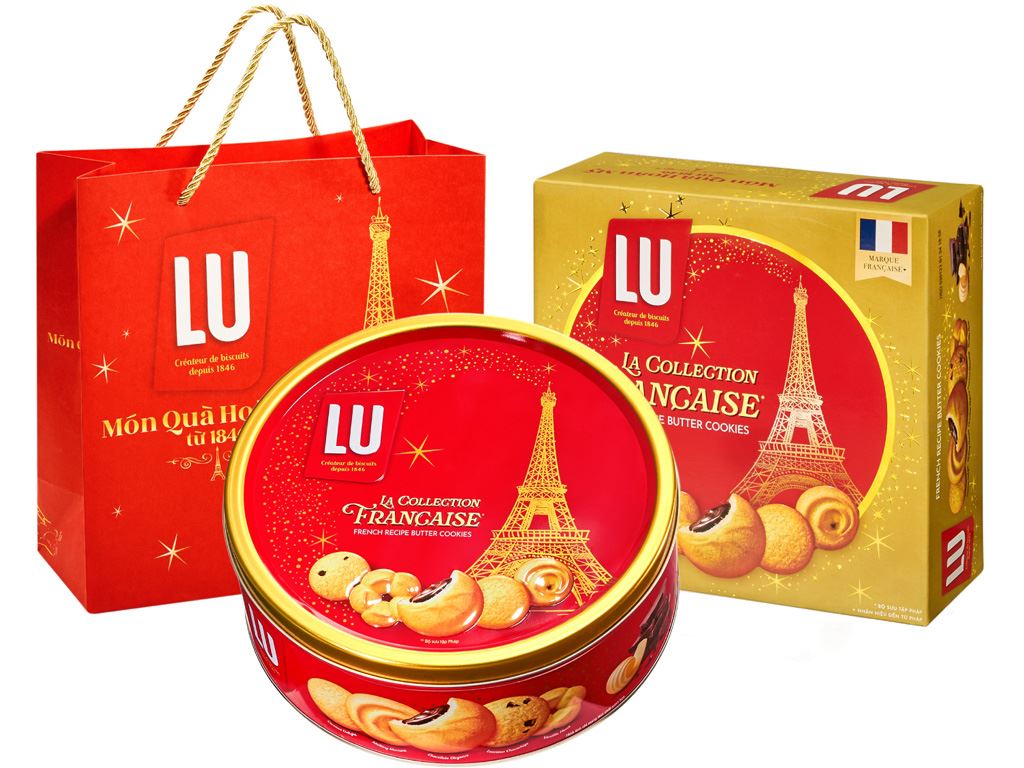 Bánh quy bơ LU hộp 540g 8