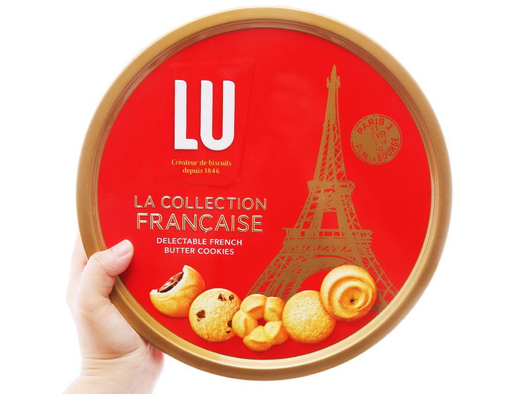 Bánh quy bơ thập cẩm LU hộp 708g 3