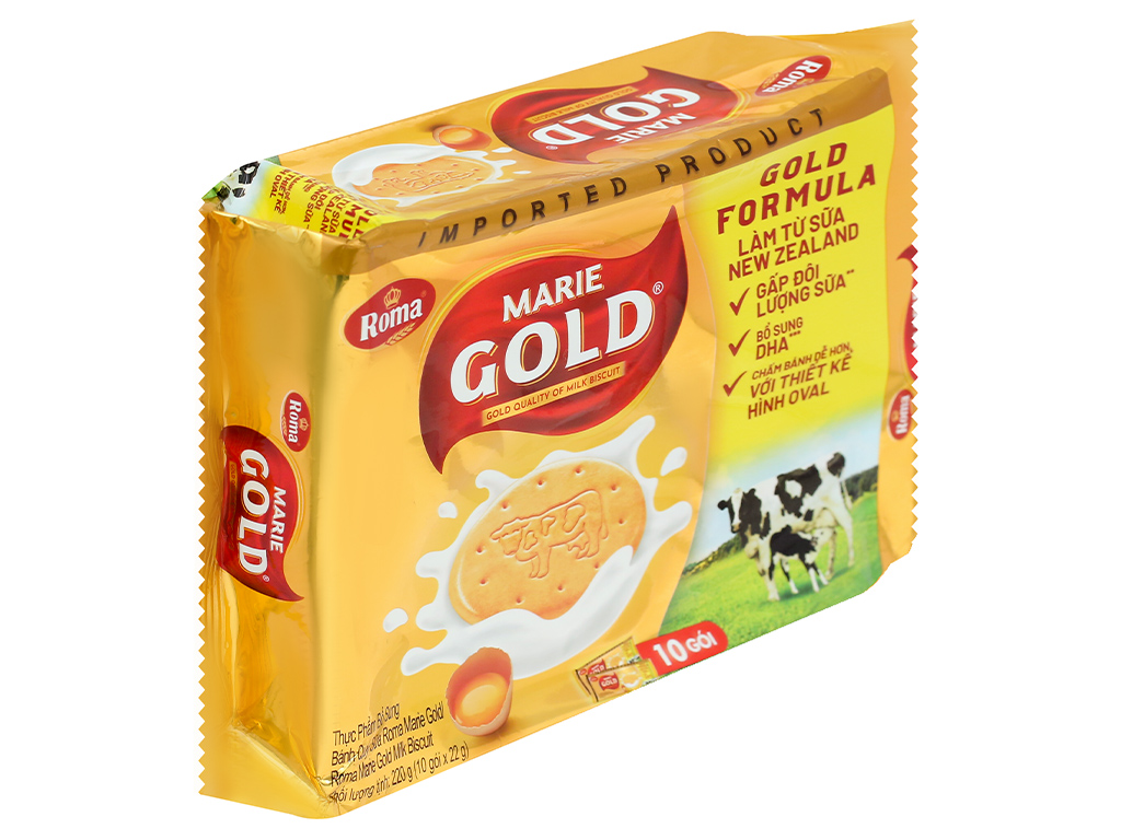 Bánh quy sữa Roma 10 gói x 22g giá tốt tại Bách hoá XANH