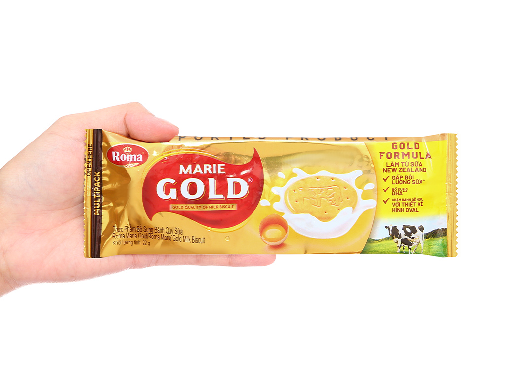Bánh quy sữa Roma 10 gói x 22g giá tốt tại Bách hoá XANH