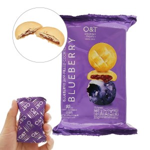Bánh quy nhân mứt việt quất O&T gói 120g