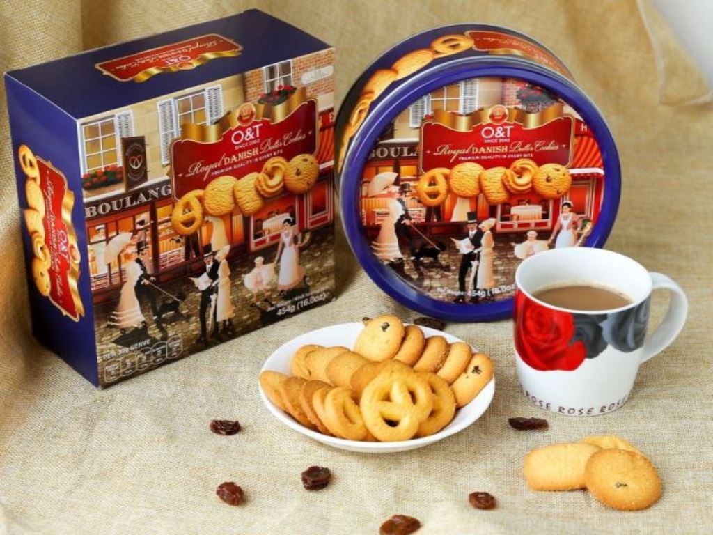 Bánh quy bơ O&T Royal Danish hộp 454g 1
