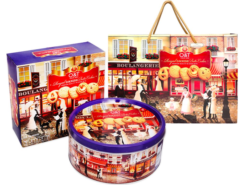 Bánh quy bơ O&T Royal Danish hộp 454g 1