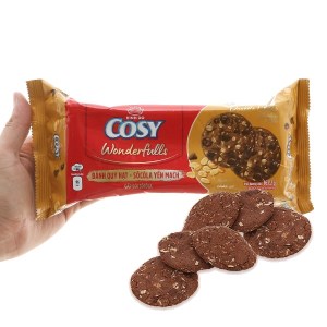 Bánh quy hạt socola yến mạch Cosy Double Choco gói 163.2g