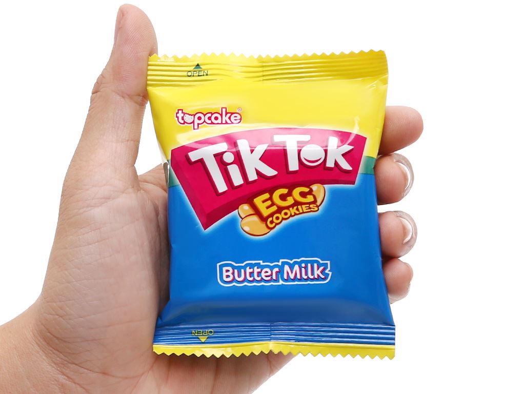 Bánh trứng bơ TikTok 12 gói x 10g giá tốt tại Bách hoá XANH