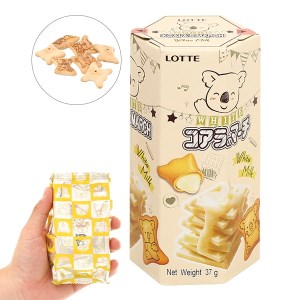 Bánh gấu nhân socola trắng Lotte Koala's March hộp 37g